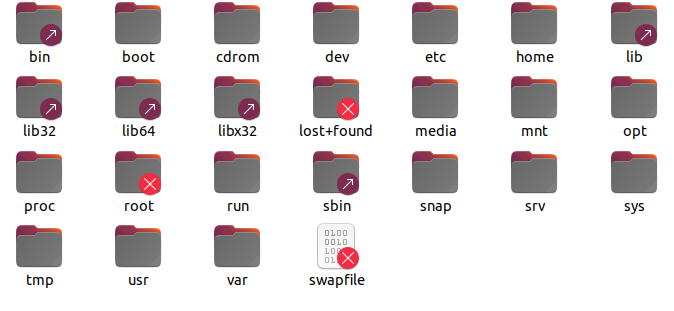 Ubuntu 20.04 folder icons